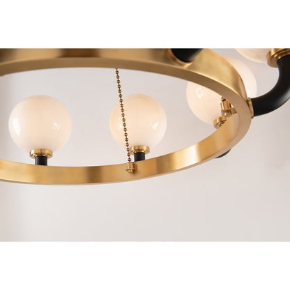 Hudson Valley Lighting Werner 12 Light 61" Wide Beaded Chandelier