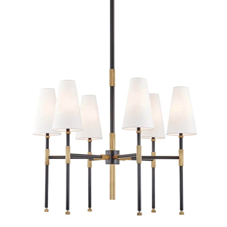 Hudson Valley Lighting Bowery 6 Light 28" Wide Chandelier