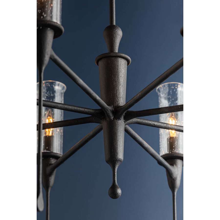 Hudson Valley Lighting Chisel 8 Light 32" Wide Taper Candle Chandelier