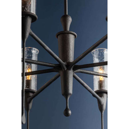 Hudson Valley Lighting Chisel 8 Light 32" Wide Taper Candle Chandelier