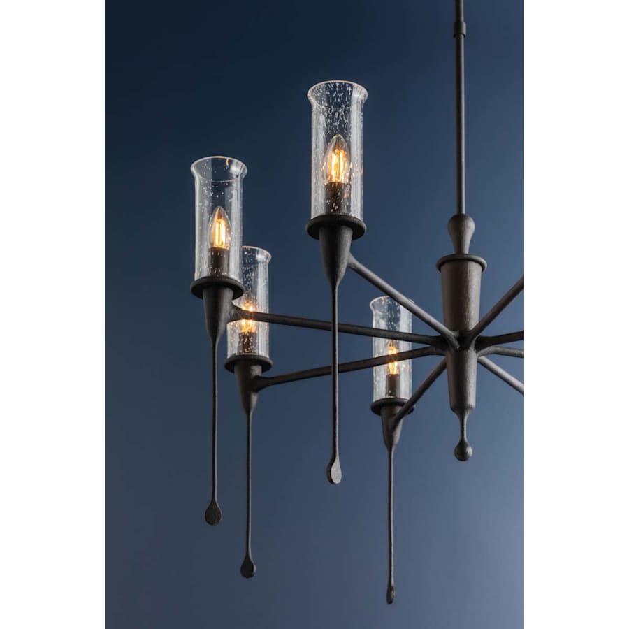 Hudson Valley Lighting Chisel 8 Light 32" Wide Taper Candle Chandelier