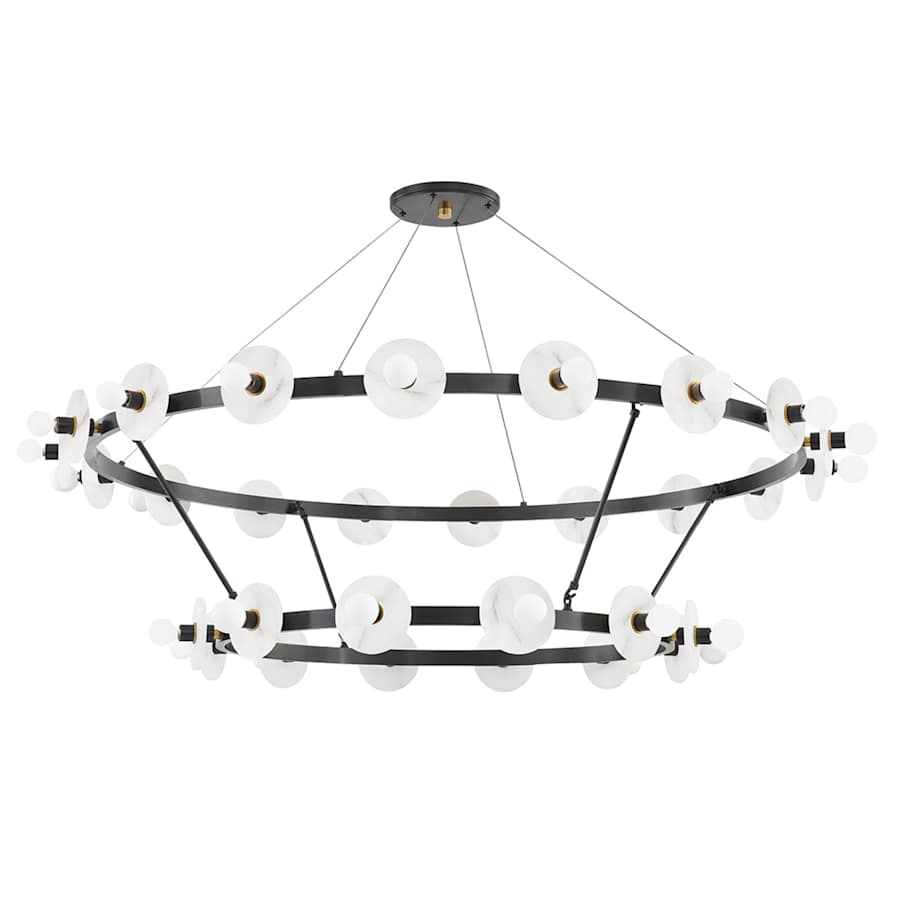 Hudson Valley Lighting Austen 30 Light 58" Wide LED Ring Chandelier