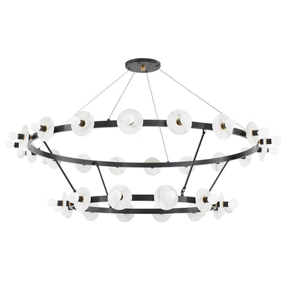 Hudson Valley Lighting Austen 30 Light 58" Wide LED Ring Chandelier