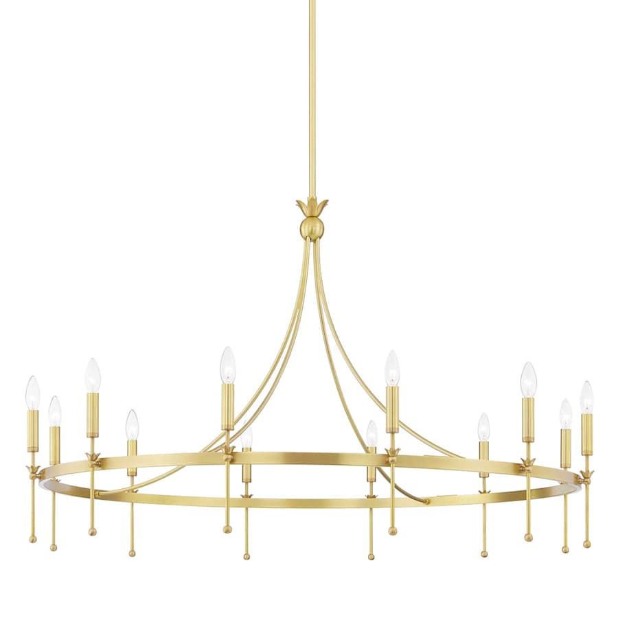 Hudson Valley Lighting Gates 12 Light 51" Wide Taper Candle Chandelier