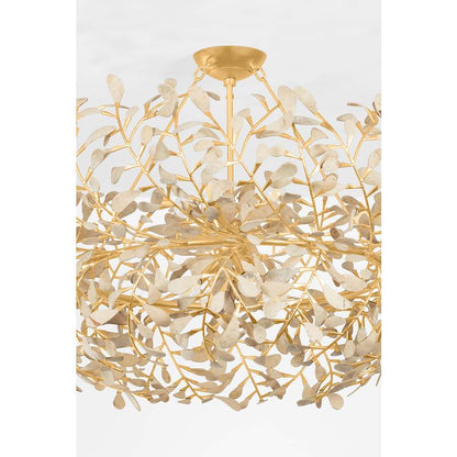 Hudson Valley Lighting Maybrook 8 Light 40" Wide Abstract Waterfall Chandelier