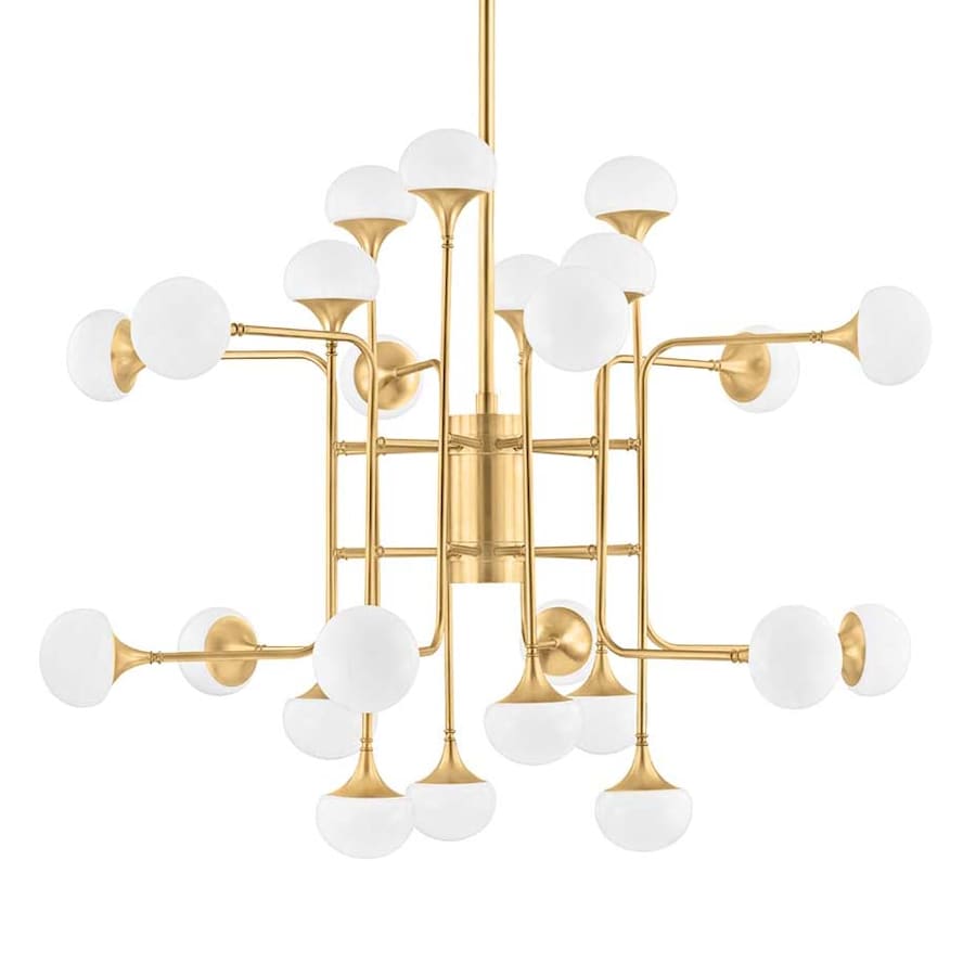 Hudson Valley Lighting Fleming 24 Light 46" Wide LED Abstract Chandelier