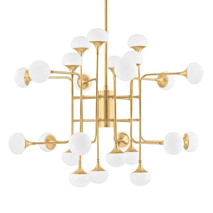 Hudson Valley Lighting Fleming 24 Light 46" Wide LED Abstract Chandelier