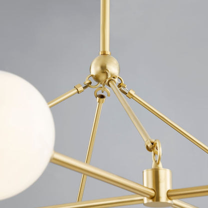 Hudson Valley Lighting Andrews 8 Light 46" Wide LED Chandelier