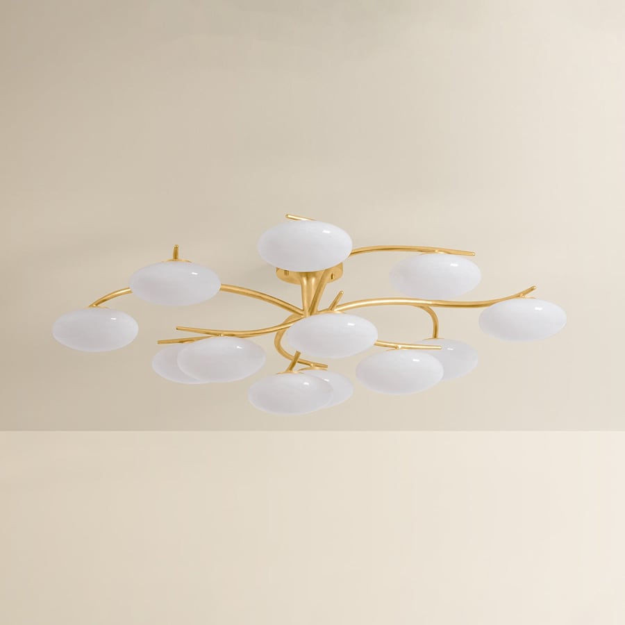 Hudson Valley Lighting Bayberry 45" Wide LED Semi-Flush Ceiling Fixture