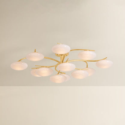 Hudson Valley Lighting Bayberry 45" Wide LED Semi-Flush Ceiling Fixture