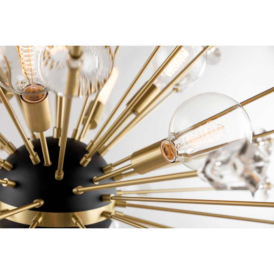 Hudson Valley Lighting Liberty 6 Light 46" Wide Sputnik Chandelier