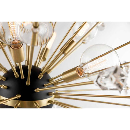 Hudson Valley Lighting Liberty 6 Light 46" Wide Sputnik Chandelier