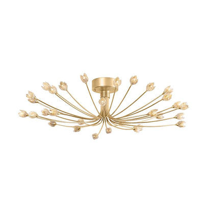 Hudson Valley Lighting Falkirk 30 Light 42" Wide Semi-flush Ceiling Fixture