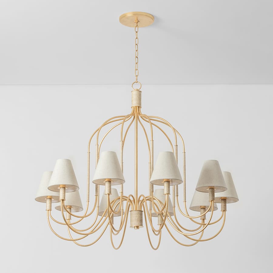 Hudson Valley Lighting Warrensburg 10 Light 44" Wide Chandelier