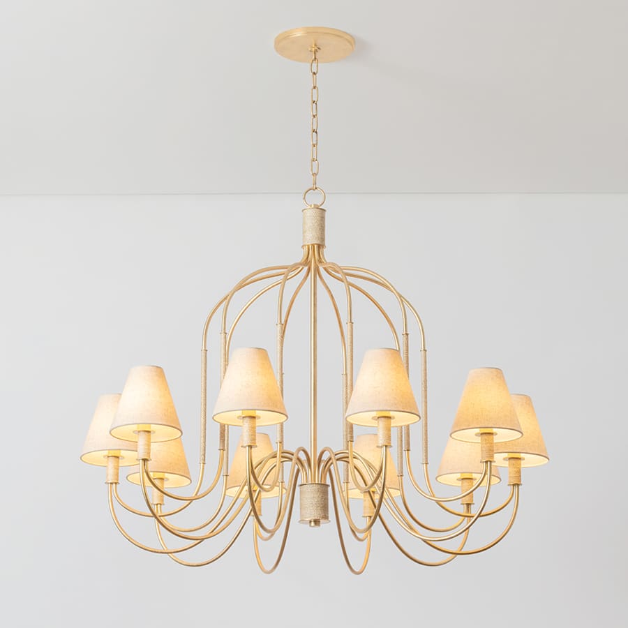Hudson Valley Lighting Warrensburg 10 Light 44" Wide Chandelier