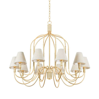 Hudson Valley Lighting Warrensburg 10 Light 44" Wide Chandelier