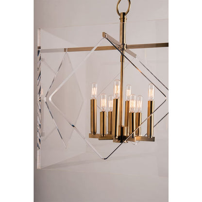 Hudson Valley Lighting Travis 8 Light 20" Wide Taper Candle Pendant