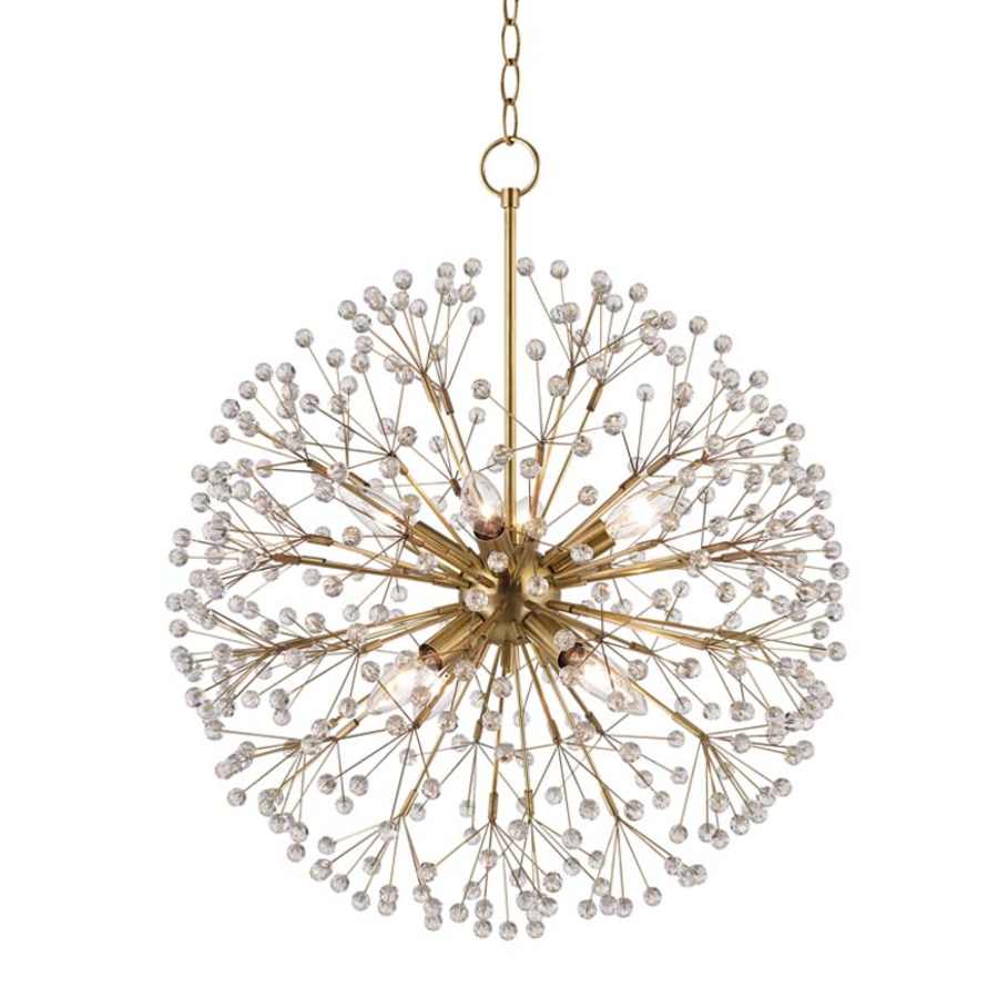 Hudson Valley Lighting Dunkirk 8 Light 20" Wide Crystal Globe Chandelier