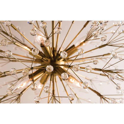 Hudson Valley Lighting Dunkirk 8 Light 20" Wide Crystal Globe Chandelier