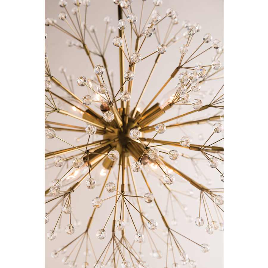 Hudson Valley Lighting Dunkirk 8 Light 20" Wide Crystal Globe Chandelier