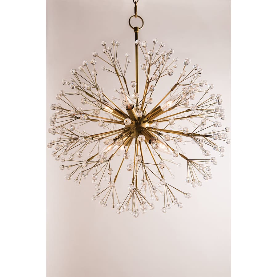 Hudson Valley Lighting Dunkirk 8 Light 20" Wide Crystal Globe Chandelier