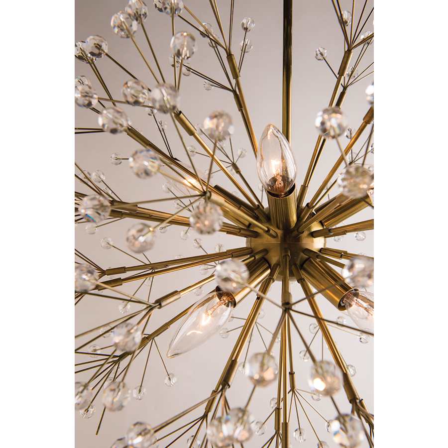 Hudson Valley Lighting Dunkirk 8 Light 20" Wide Crystal Globe Chandelier