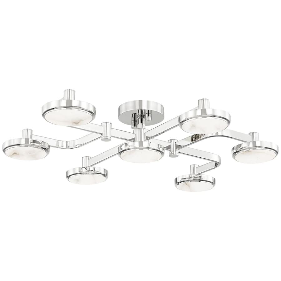 Hudson Valley Lighting Meander 6 Light 29" Wide LED Semi-Flush Ceiling Fixture