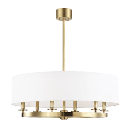 Hudson Valley Lighting Durham 6 Light 31" Wide Taper Candle Drum Chandelier