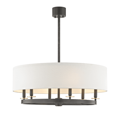Hudson Valley Lighting Durham 6 Light 31" Wide Taper Candle Drum Chandelier
