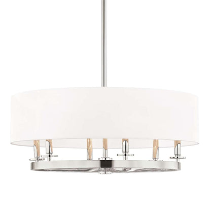 Hudson Valley Lighting Durham 6 Light 31" Wide Taper Candle Drum Chandelier