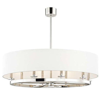 Hudson Valley Lighting Durham 8 Light 39" Wide Taper Candle Drum Chandelier