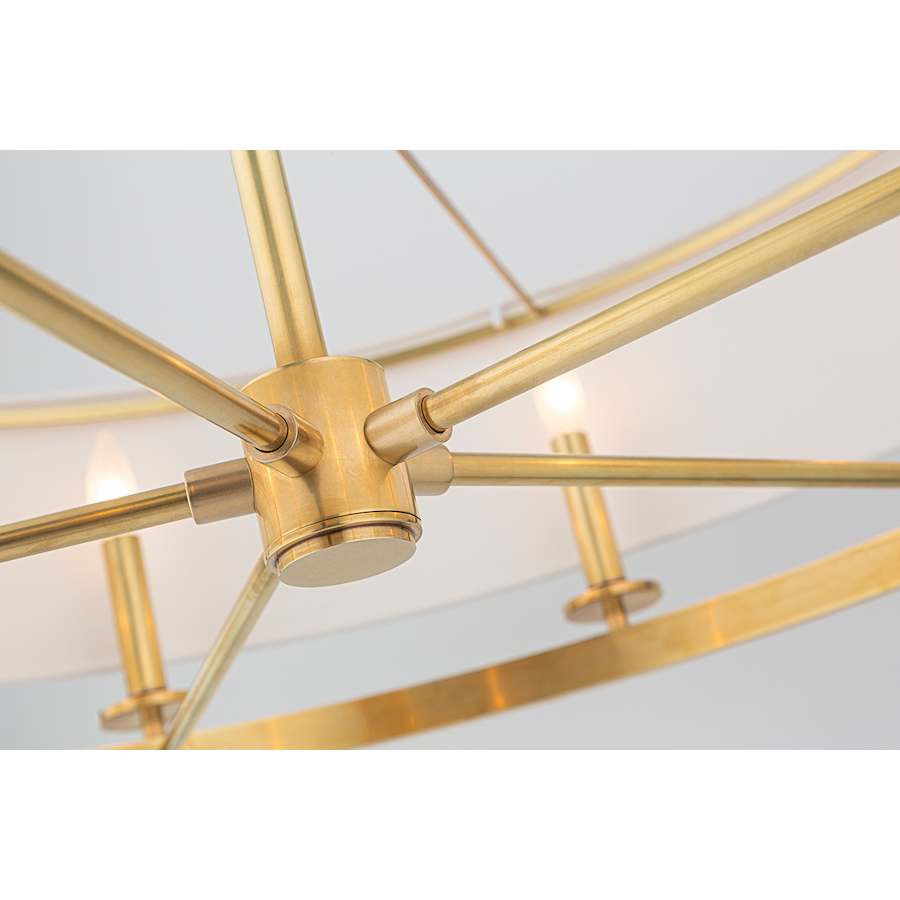 Hudson Valley Lighting Durham 10 Light 42" Wide Taper Candle Drum Chandelier