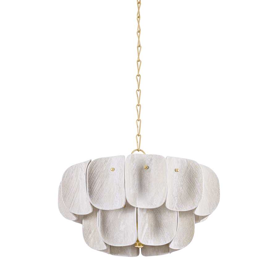 Hudson Valley Lighting Amalfi 8 Light 24" Wide Pendant with Woven Coconut Fiber Shades