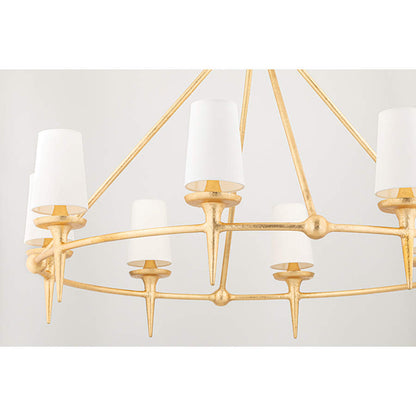 Hudson Valley Lighting Torch 8 Light 48" Wide Ring Chandelier