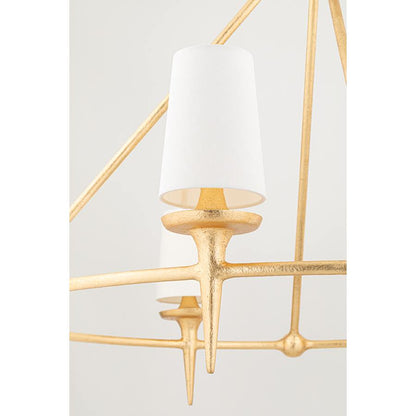 Hudson Valley Lighting Torch 8 Light 48" Wide Ring Chandelier