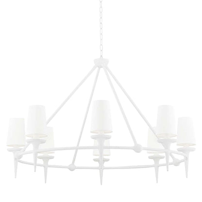 Hudson Valley Lighting Torch 8 Light 48" Wide Ring Chandelier