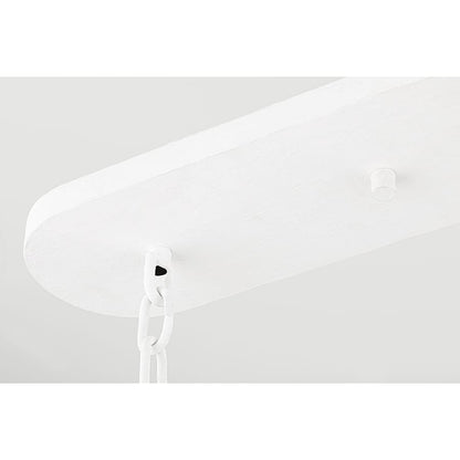 Hudson Valley Lighting Torch 6 Light 58" Wide Linear Chandelier