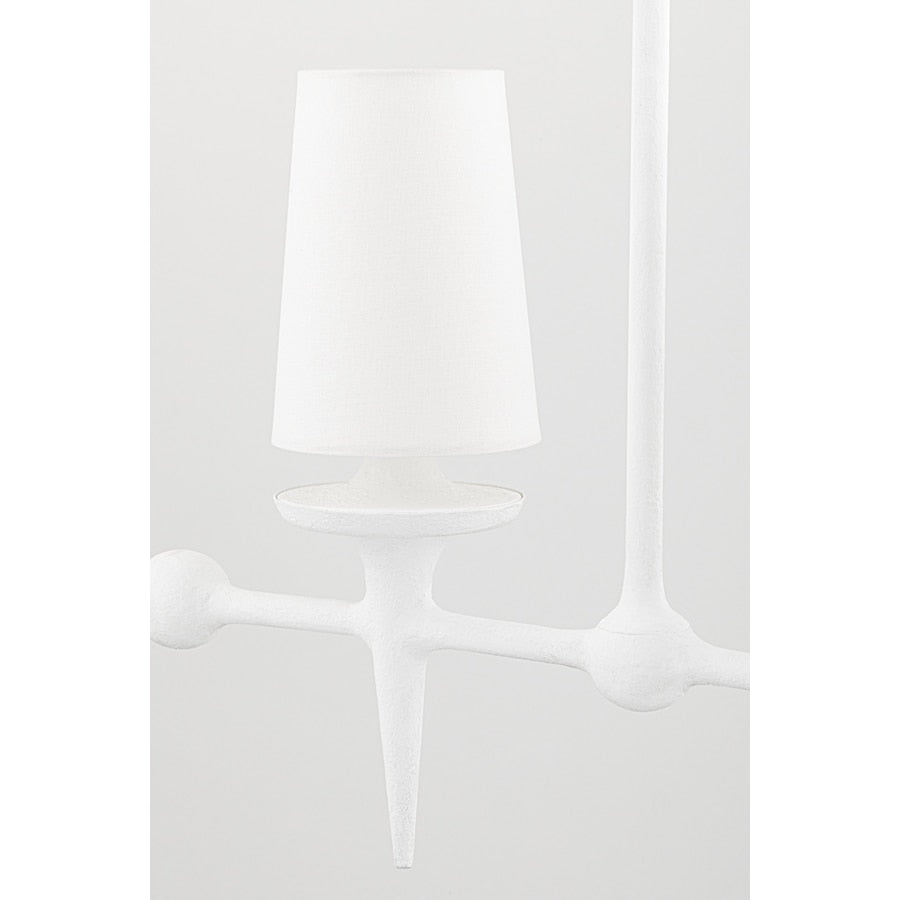 Hudson Valley Lighting Torch 6 Light 58" Wide Linear Chandelier