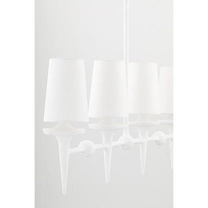 Hudson Valley Lighting Torch 6 Light 58" Wide Linear Chandelier