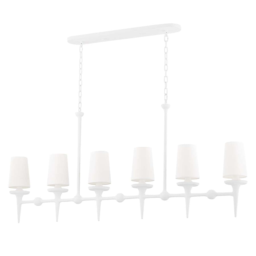 Hudson Valley Lighting Torch 6 Light 58" Wide Linear Chandelier