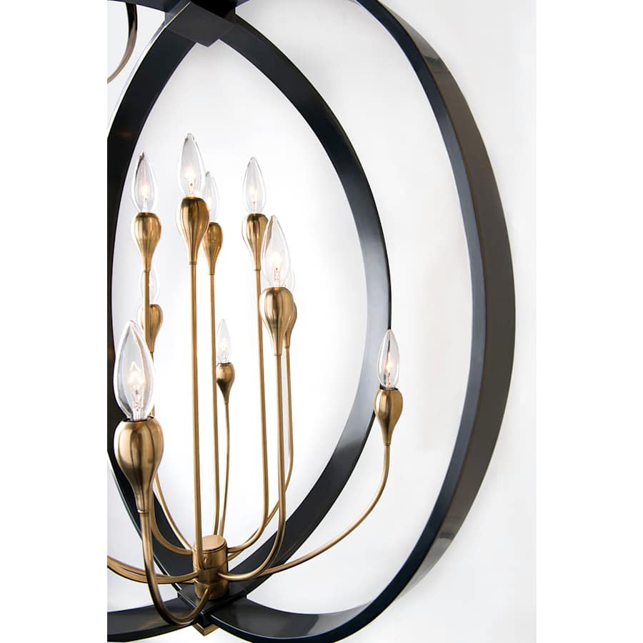 Hudson Valley Lighting Dresden 12 Light 30" Wide Taper Candle Chandelier