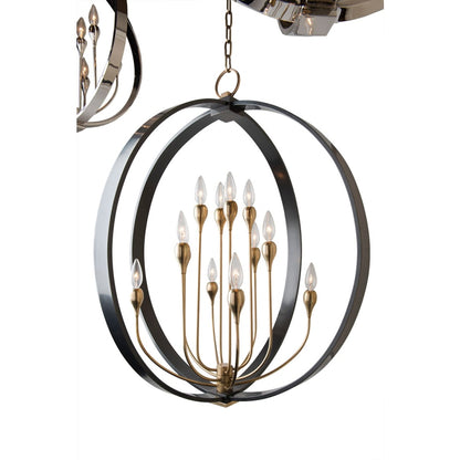 Hudson Valley Lighting Dresden 12 Light 30" Wide Taper Candle Chandelier