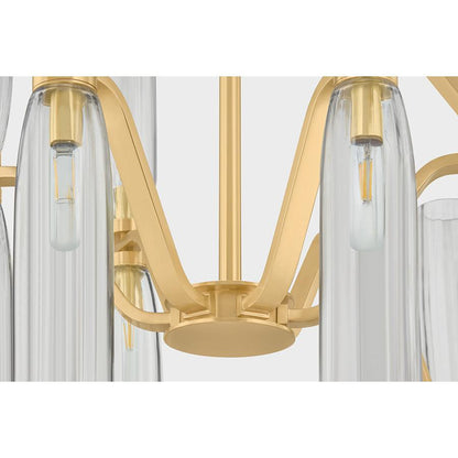 Hudson Valley Lighting Harpswell 18 Light 43" Wide Chandelier with Smoked Glass Shades