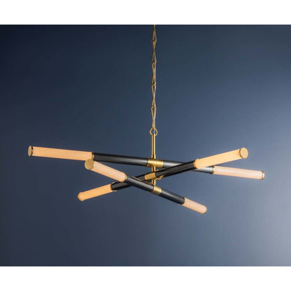 Hudson Valley Lighting Huntington 6 Light 60" Wide LED Chandelier