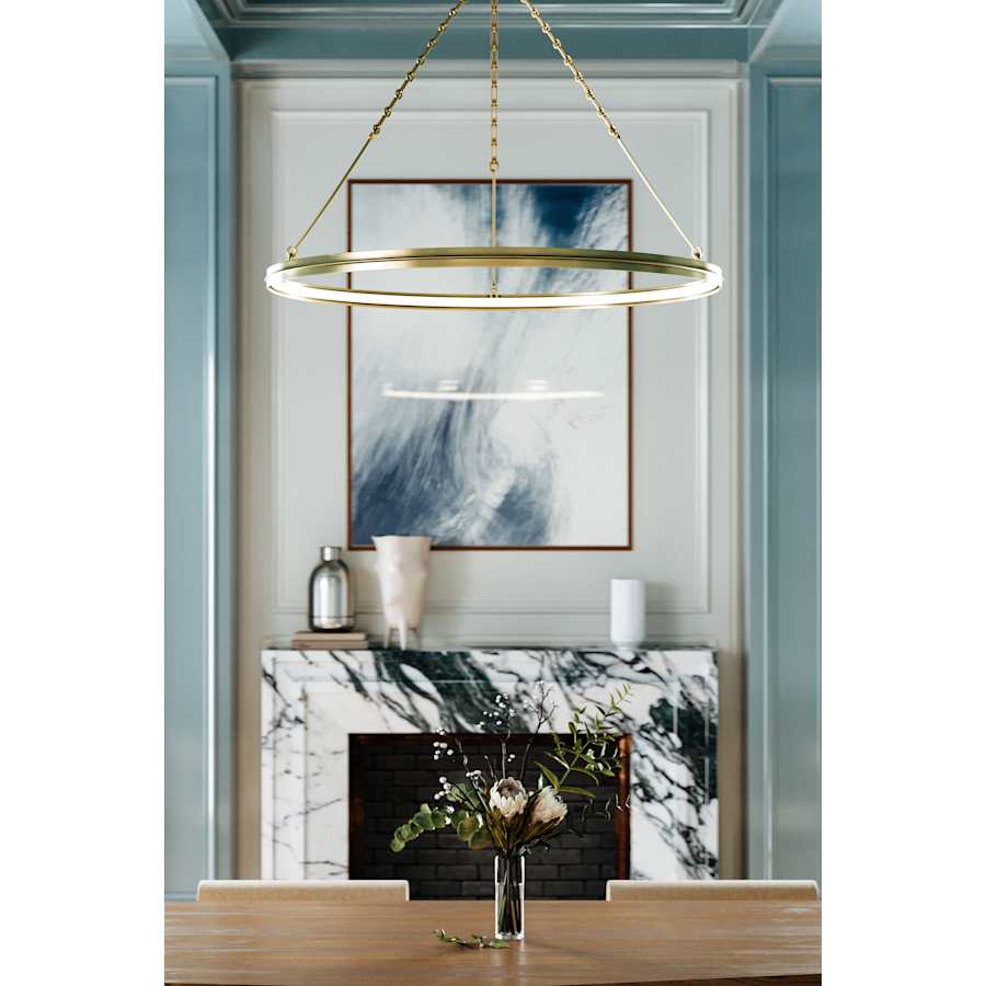 Hudson Valley Lighting Rosendale 42" Wide LED Ring Chandelier