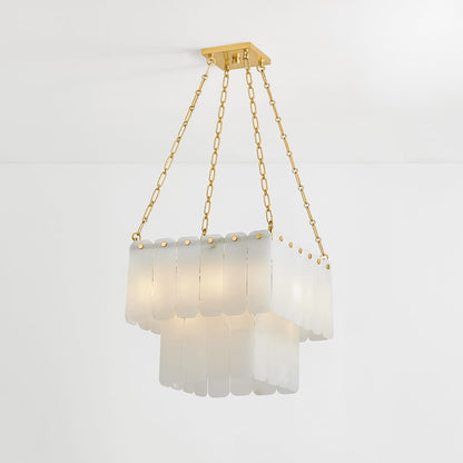 Hudson Valley Lighting Moissanite 17 Light 20" Wide Waterfall Chandelier