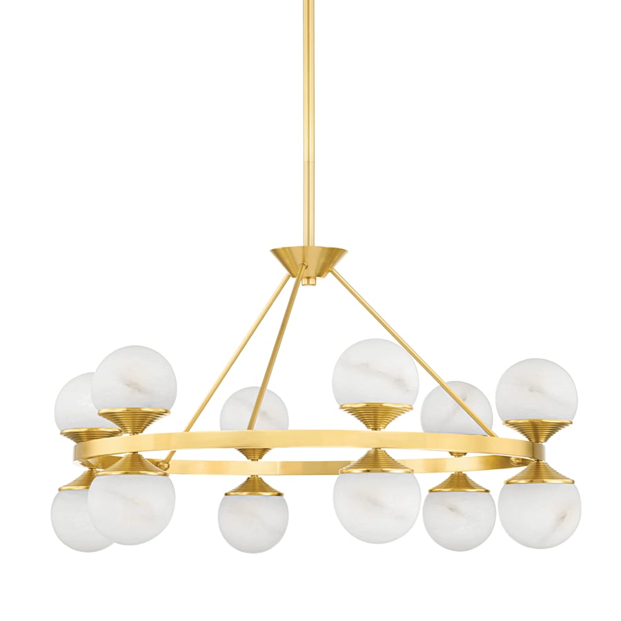 Hudson Valley Lighting Grafton 12 Light 34" Wide LED Chandelier