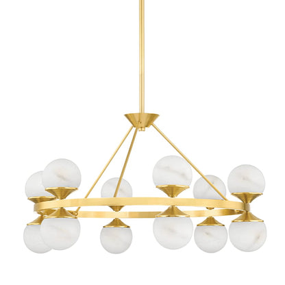 Hudson Valley Lighting Grafton 12 Light 34" Wide LED Chandelier