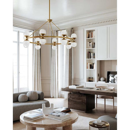 Hudson Valley Lighting Grafton 16 Light 46" Wide LED Chandelier