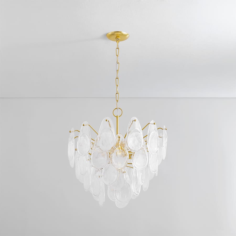 Hudson Valley Lighting Darcia 7 Light 24" Wide Waterfall Chandelier
